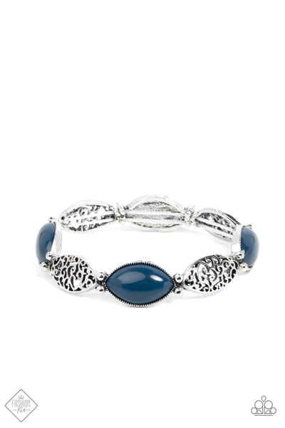 Garden Rendezvous - Blue Paparazzi Accessories