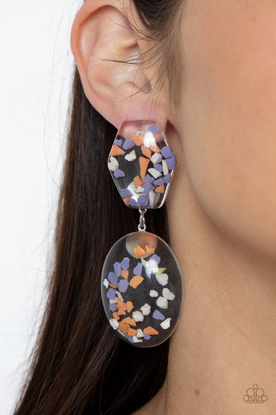 Flaky Fashion - Orange Paparazzi Accessories