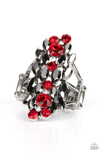 Smoky Smolder - Red Paparazzi Accessories