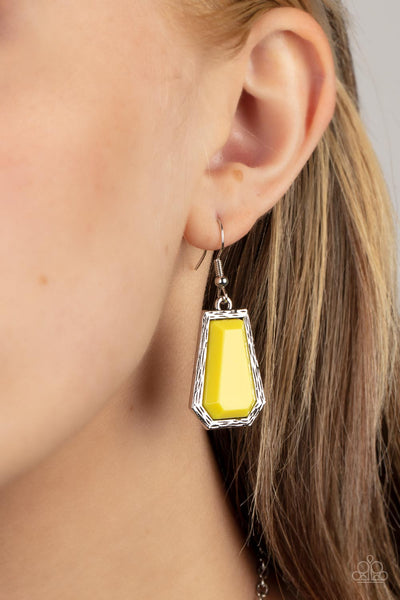 Stellar Heiress - Yellow Paparazzi Accessories