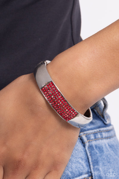Record-Breaking Bling - Red Paparazzi Accessories