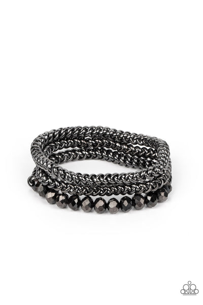 Gutsy and Glitzy - Black Paparazzi Accessories