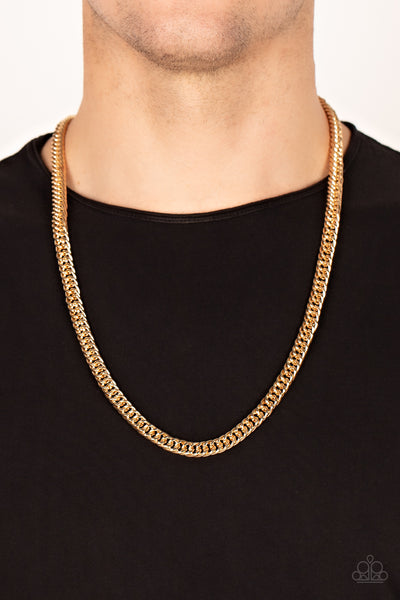Standing Room Only - Gold Paparazzi Accessories