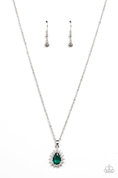 A Guiding SOCIALITE - Green Paparazzi Accessories