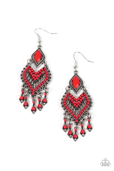 Dearly Debonair - Red Paparazzi Accessories