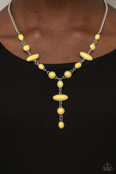 Authentically Adventurous - Yellow Paparazzi Accessories