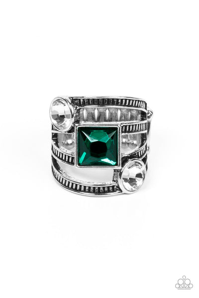 Galactic Governess - Green Paparazzi Accessories