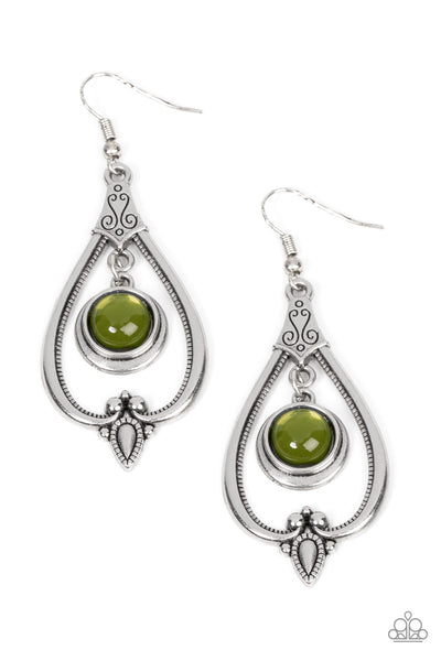 Ethereal Emblem - Green Paparazzi Accessories