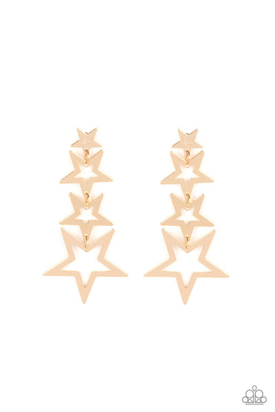 Superstar Crescendo - Gold Paparazzi Accessories