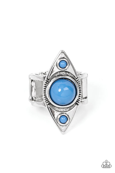 Pivoting Point - Blue Paparazzi Accessories