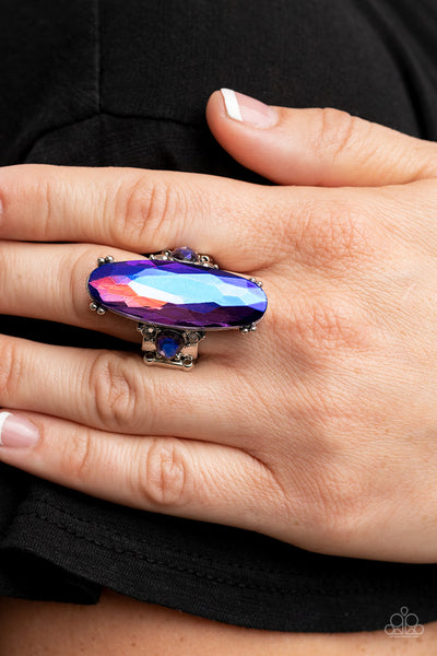 Interdimensional Dimension - Blue Paparazzi Accessories
