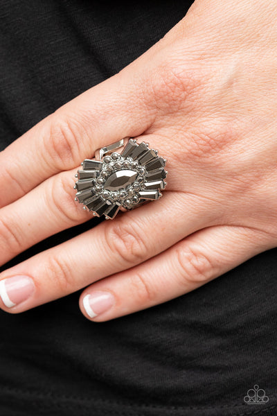 Daringly Deco - Silver Paparazzi Accessories