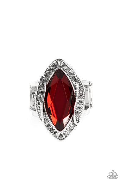 Let Me Take a REIGN Check - Red Paparazzi Accessories