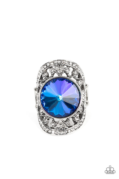 Galactic Garden - Blue Paparazzi Accessories