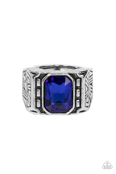 Metro Magnate - Blue Paparazzi Accessories