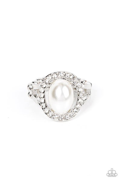 Seize the Shimmer - White Paparazzi Accessories
