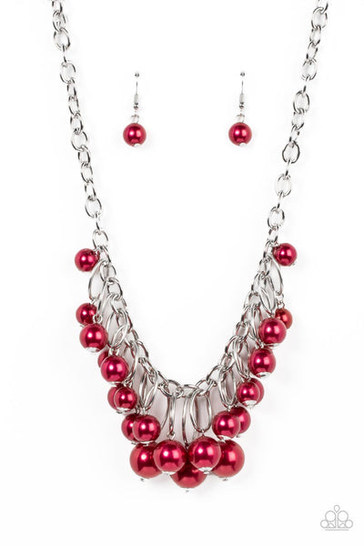 Powerhouse Pose - Red Paparazzi Accessories