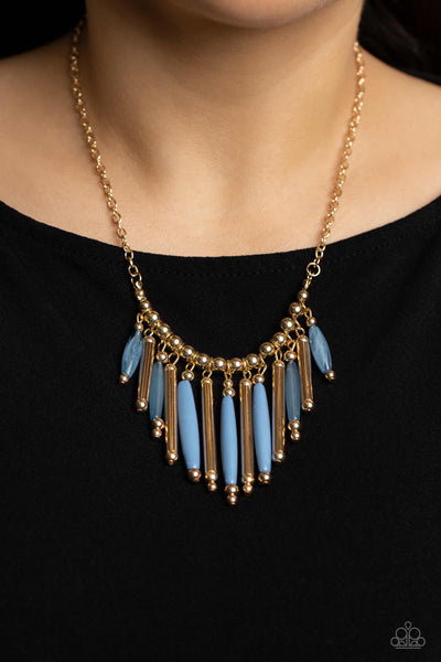 Bohemian Breeze - Blue Paparazzi Accessories