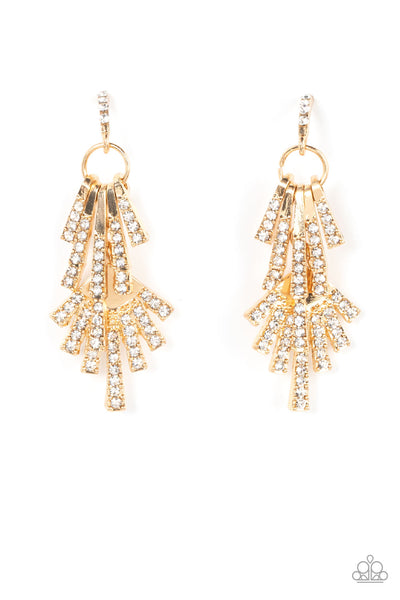 Fan of Glam - Gold Paparazzi Accessories