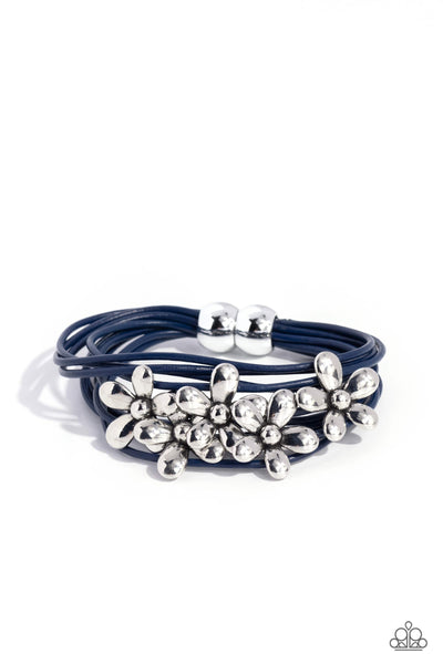 Here Comes the BLOOM - Blue Paparazzi Accessories