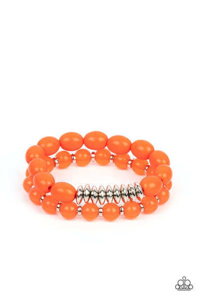 La Vida Vacation - Orange Paparazzi Accessories