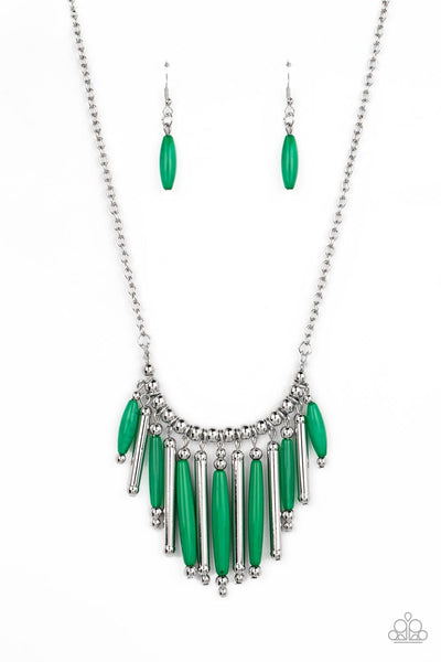 Bohemian Breeze - Green Paparazzi Accessories