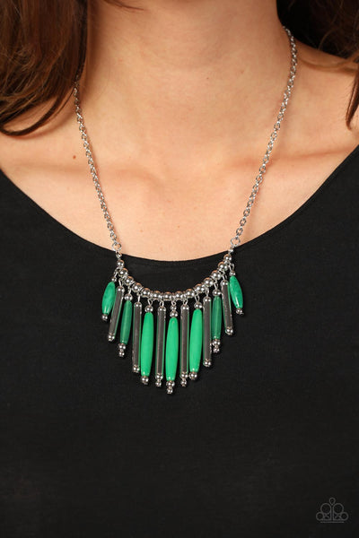 Bohemian Breeze - Green Paparazzi Accessories