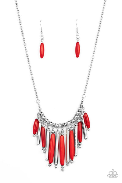 Bohemian Breeze - Red Paparazzi Accessories