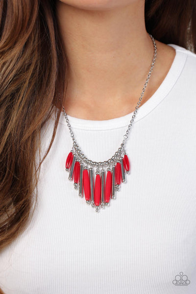 Bohemian Breeze - Red Paparazzi Accessories