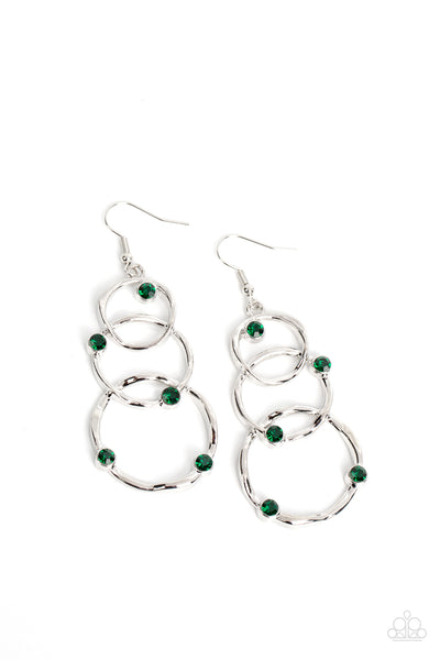 Revolving Radiance - Green Paparazzi Accessories