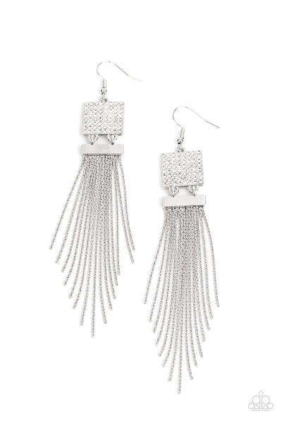 Dramatically Deco - White Paparazzi Accessories