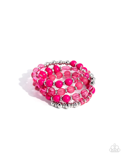 Colorful Charade - Pink Paparazzi Accessories