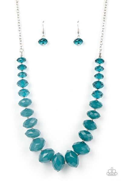 Happy-GLOW-Lucky - Blue Paparazzi Accessories