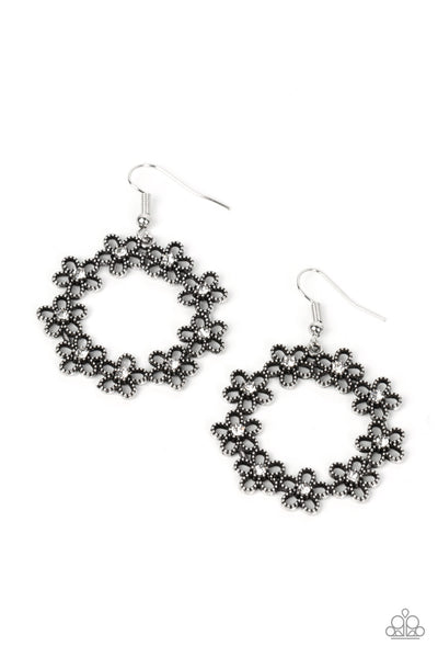 Floral Halos - White Paparazzi Accessories