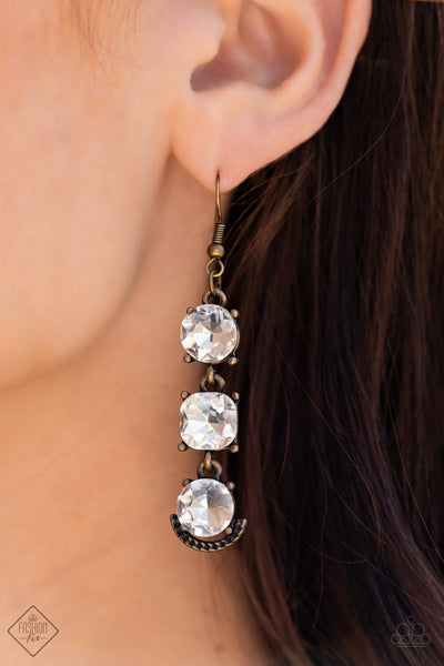 Determined to Dazzle - Brass Paparazzi Accessories