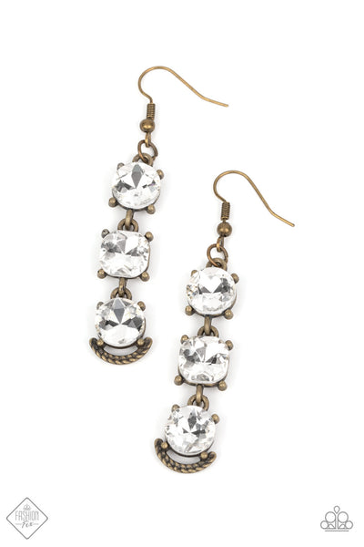 Determined to Dazzle - Brass Paparazzi Accessories