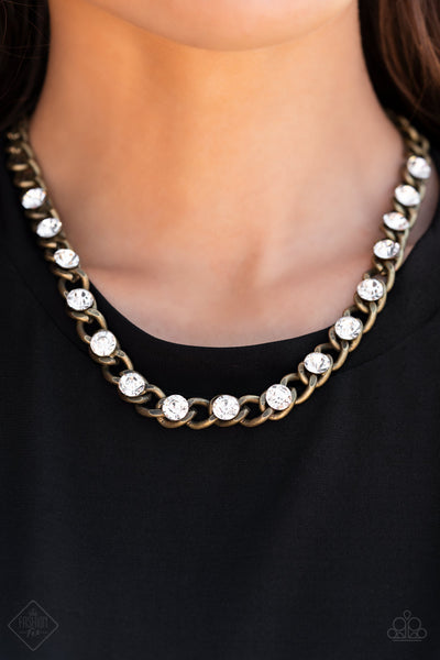 Major Moxie - Brass Paparazzi Accessories