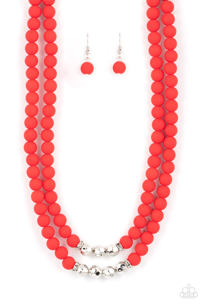 Summer Splash - Red Paparazzi Accessories