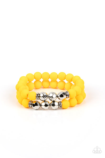 Dip and Dive - Yellow Paparazzi Accessories