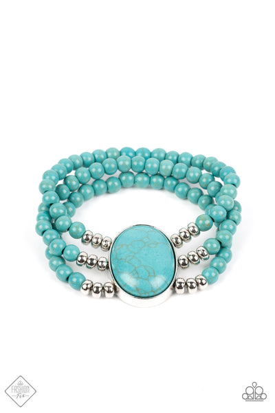 Stone Pools - Blue Paparazzi Accessories