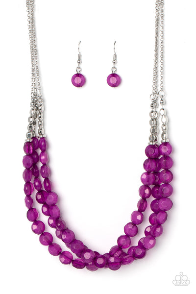 Pacific Picnic - Purple Paparazzi Accessories