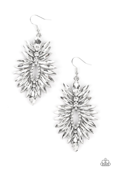 Turn up the Luxe - White Paparazzi Accessories
