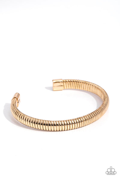 Let It RIB - Gold Paparazzi Accessories