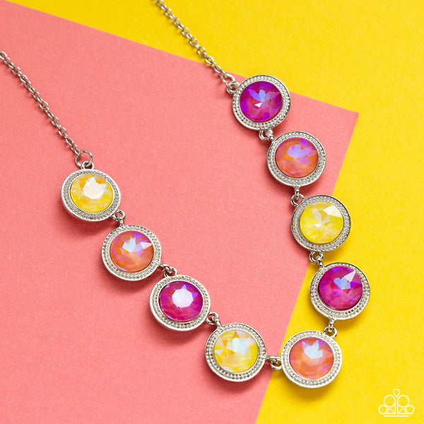 Queen of the Cosmos - Yellow Paparazzi Accessories