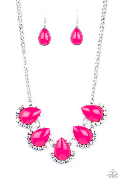 Ethereal Exaggerations - Pink Paparazzi Accessories