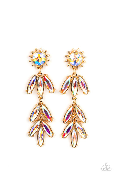 Space Age Sparkle - Gold Paparazzi Accessories
