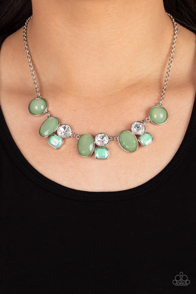 Fantasy World - Green Paparazzi Accessories