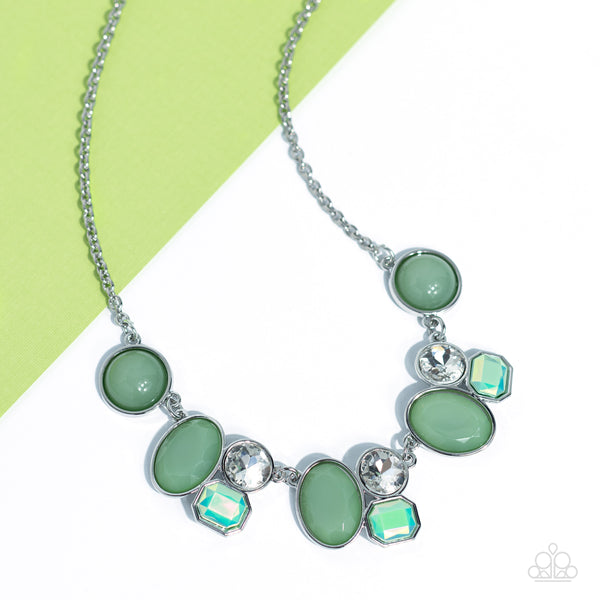 Fantasy World - Green Paparazzi Accessories