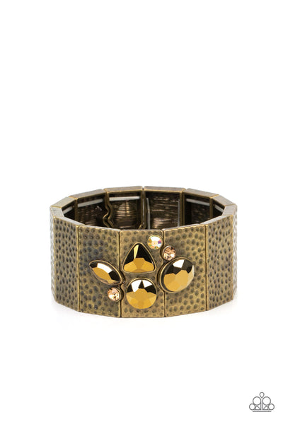 Flickering Fortune - Brass Paparazzi Accessories