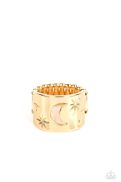 Lunar Levels - Gold Paparazzi Accessories